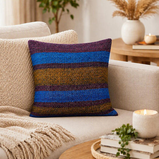 Throw Pillow Natural Wool Large