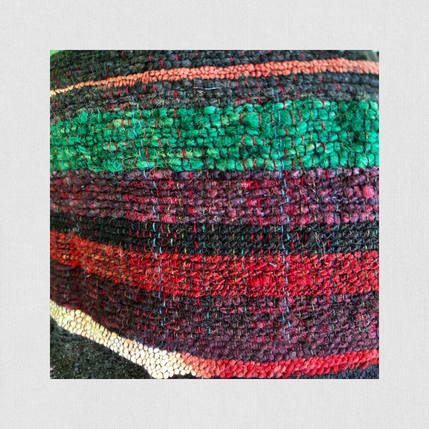 Throw Pillow Natural Wool Large